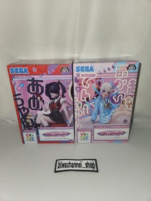NEEDY GIRL OVERDOSE Figur 2er Set Ame Chan Chokonose Premium SEGA 7cm 2,7''