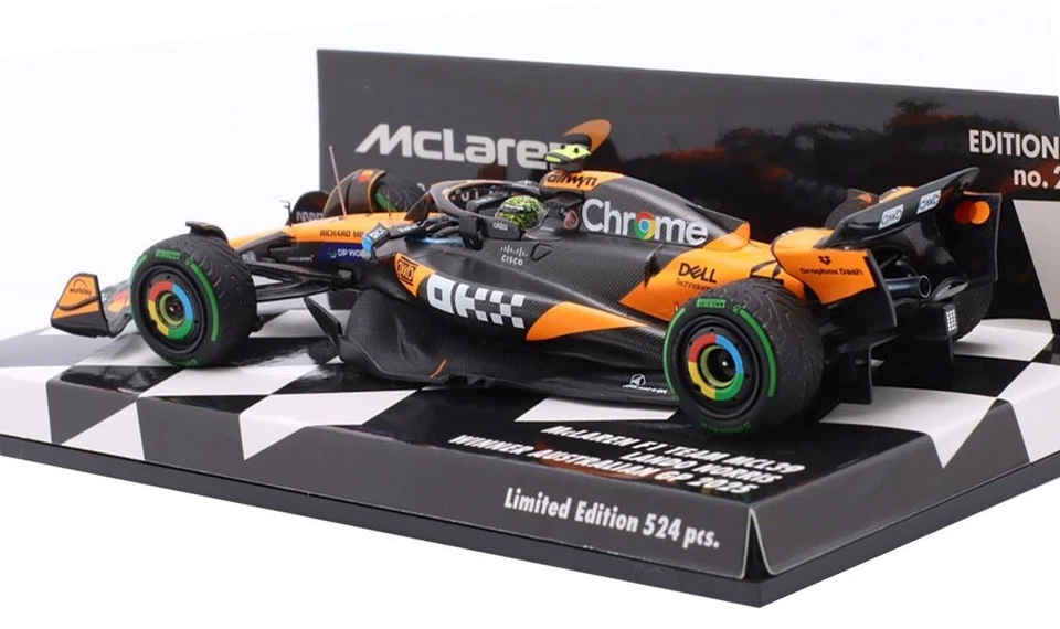 Minichamps McLaren MCL39 Winner Australian GP 2025 - Lando Norris 1/43 Scale - Image 2 of 4