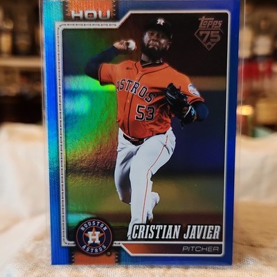 Topps Series Two 2026 Cristian Javier Houston Astros #599 Blue Parallel /150