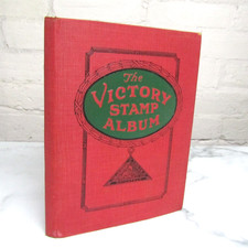 Stamp Album Great Britain Early Germany COGH Ceylon China US etc Inc Victoria