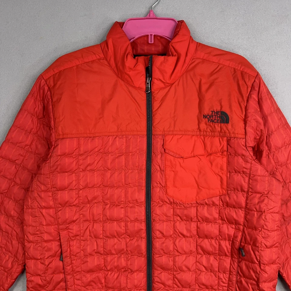 Chaqueta North Face Para Hombre Mediana ThermoBall Acolchada Ligera Senderismo Aire Libre Gorp Foto 2 de 4