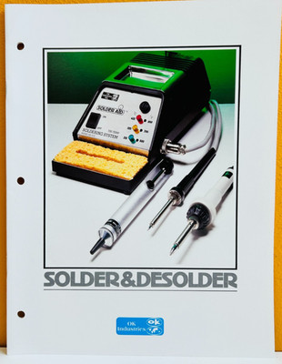 OK Industries Solder & Desolder Temperature Control Soldering Stations Catalog.