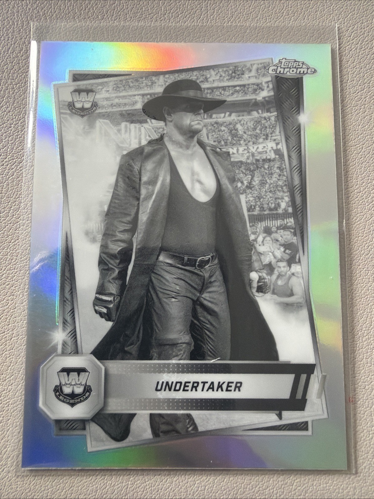 2025 Topps WWE Chrome Undertaker Sepia Refractor #21 Wrestling