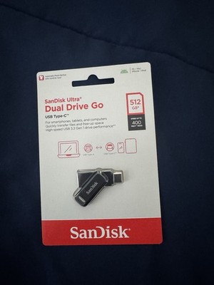 SanDisk Ultra Dual Drive Go 512GB USB Type-C Flash Drive - Black...