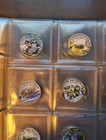 56 colorized Kennedy half dollars illustrating ww2 battles in album w/ history — photo 10