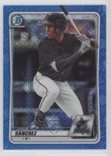 2020 Bowman Chrome Prospects Mega Box Blue Mojo Refractor Jesus Sanchez 17lu