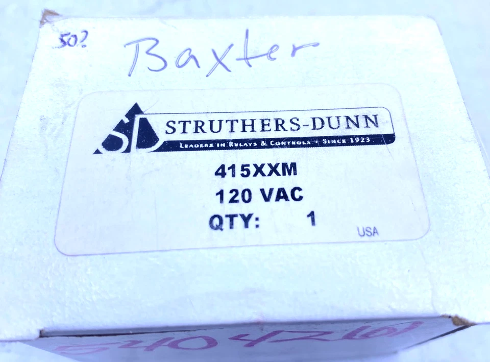 Struthers-Dunn Relay 120VAC 50/60Hz  415XXM NIB - Image 2 of 4