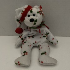CHRISTMAS ty 1998 HOLIDAY TEDDY BEANIE BABY MINT W/TAGS