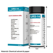 14-in-1 Urinalysis Test Strips 14 Parameter Urine Test Strips for Leukocytes PH