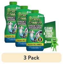 3 pack Drain Clog Dissolver Drain Opener-Cleaner ,Toilet Clog Remover 31 oz