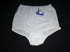 NOS Vtg Carole Granny Panties Briefs 50/50 Poly Cotton Mushroom Gusset Sz 6