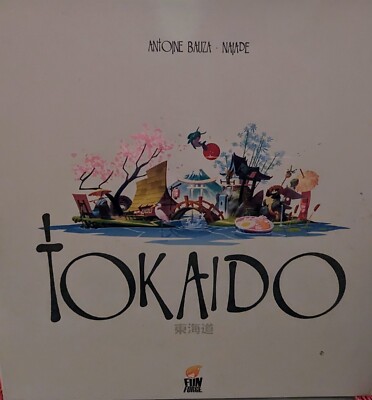 Tokaido Board Base Game Antoine Bauza Naiade Fun Forge-New with Unpunched Pieces