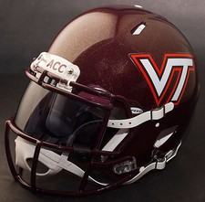 VIRGINIA TECH HOKIES NCAA Authentic GAMEDAY Football Helmet w/ OAKLEY Eye Shield