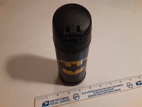 Thermos DC Comics Batman Funtainer Stainless Steel Kids Water Bottle 12 ounce oz - Picture 6 of 6