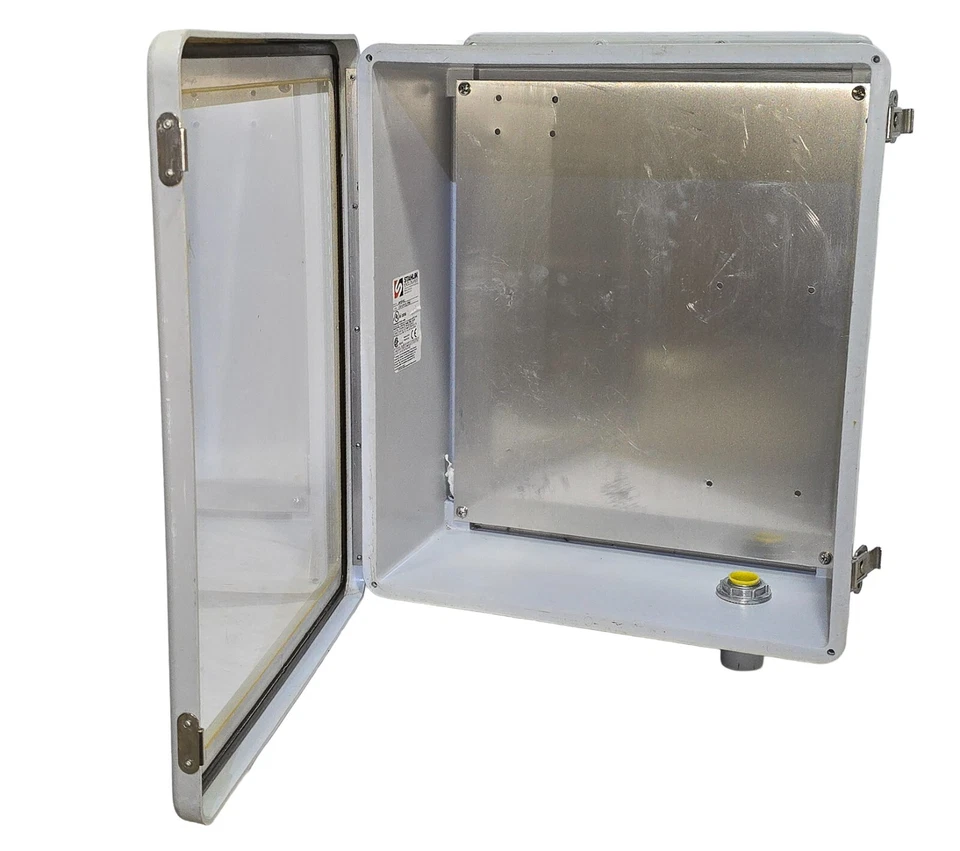 Carcasa de fibra de vidrio con ventana STAHLIN 16 x 14 x 6 pulgadas JW1614HLL Foto 3 de 4