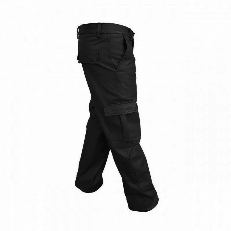 Six pocket cargo pants best sale black