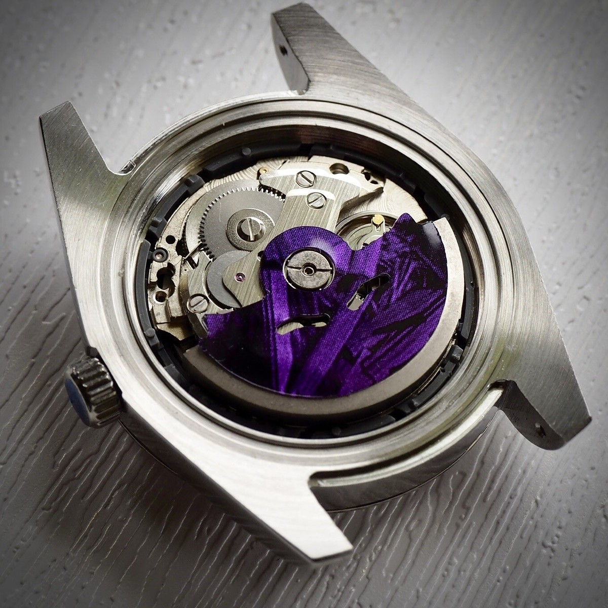 NH34/NH35/NH36 Rotor Cover - Purple Forged Carbon Fibre Effect