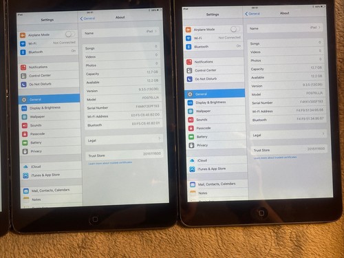 Lot of 17 Apple iPad mini 1st Gen. 16GB, Wi-Fi, 7.9in - Black/Slate- (R-D) - Picture 5 of 16
