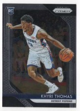 2018-19 Panini Prizm Khyri Thomas #122 1 RC Detroit Pistons