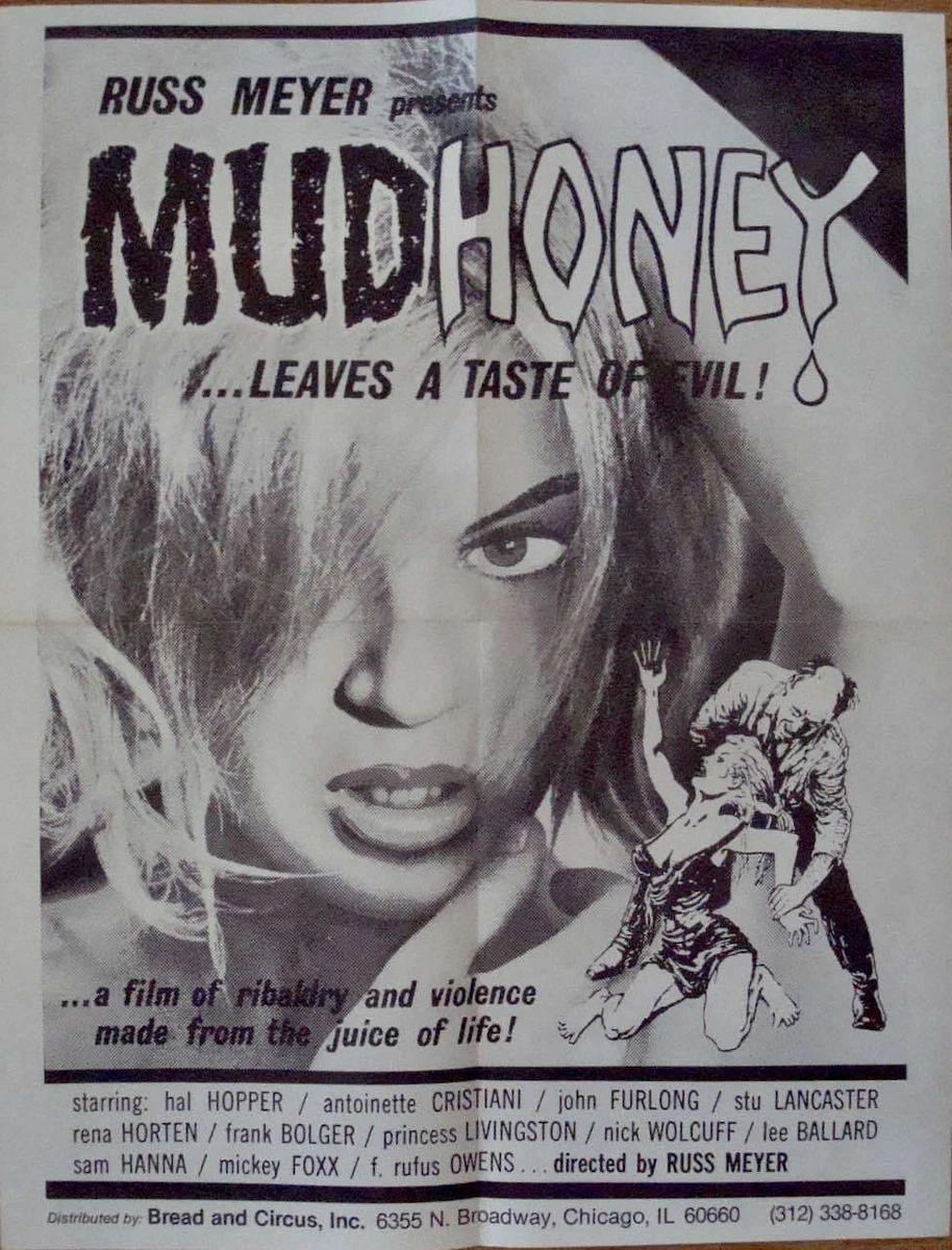 MUDHONEY ROPE OF FLESH one sheet movie poster RUSS MEYER R70 NM | eBay