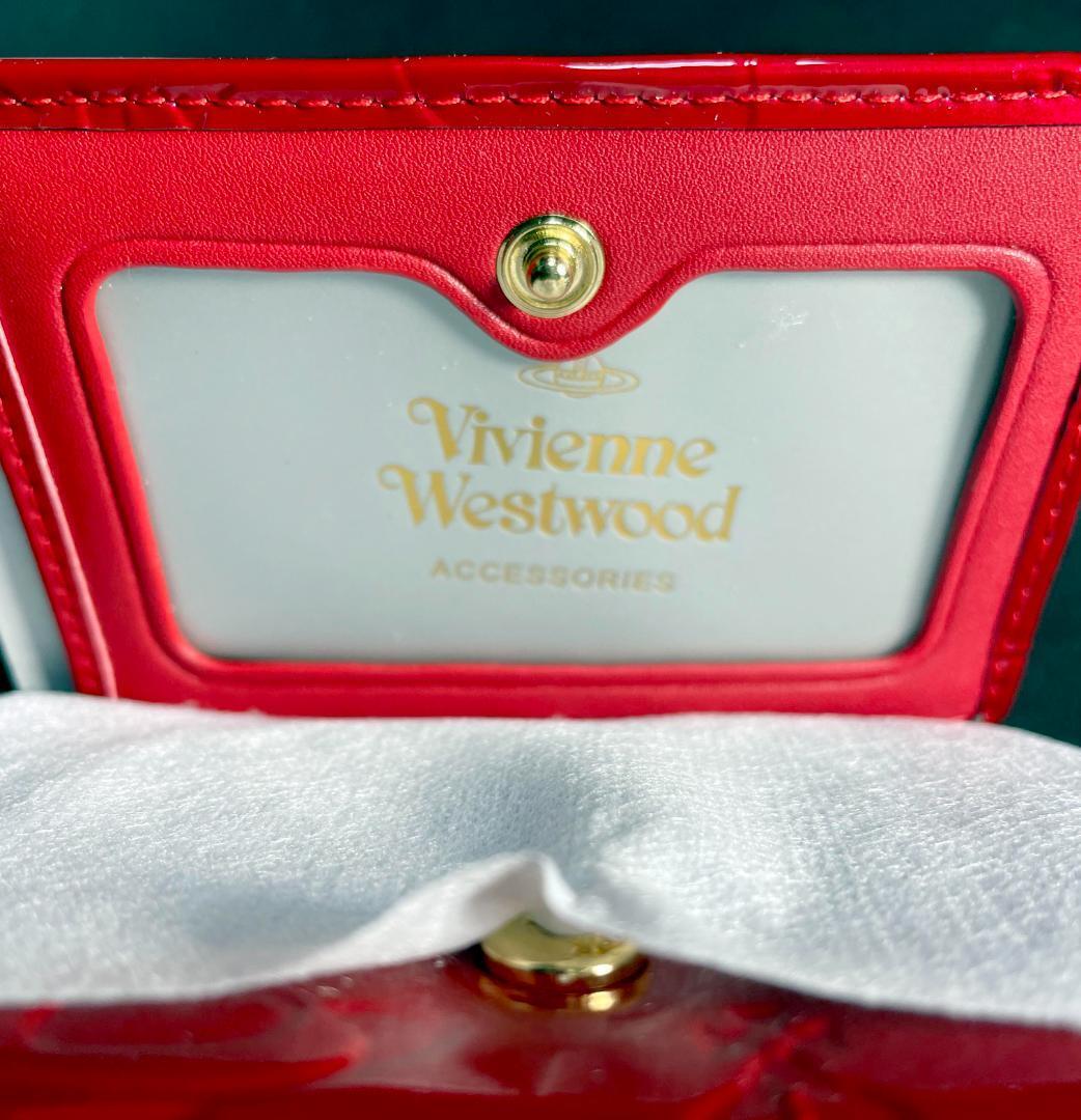 [VIVIENNE WESTWOOD] ORBロゴカードウォレット Vivienne Westwood】ORB Logo Saffiano Frame Wallet ☆正規品