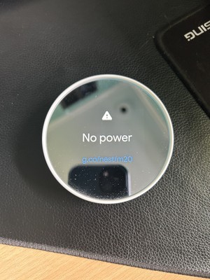 Google Nest Thermostat Model G4CVZ Snow Color New Open Box