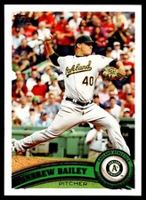 2011 Topps #280 Andrew Bailey Oakland Athletics