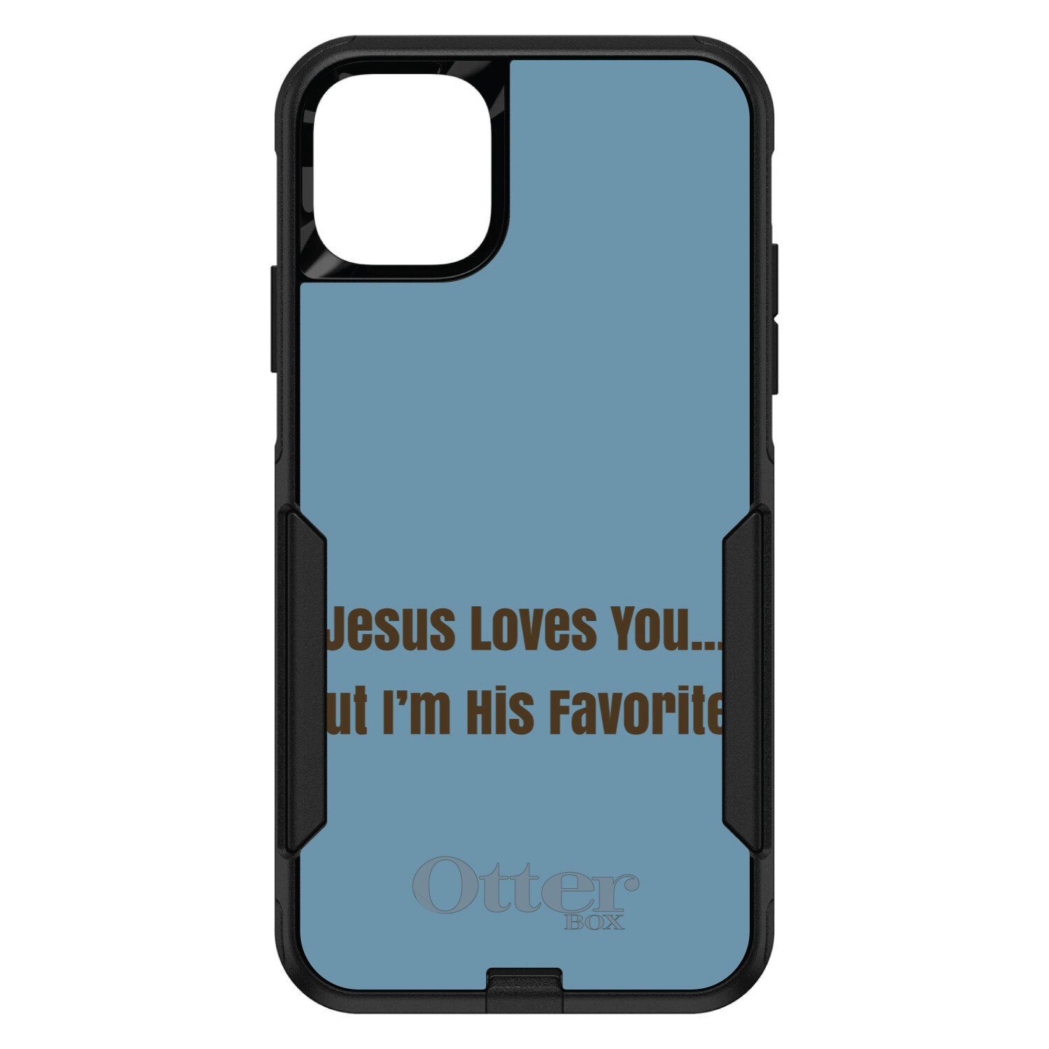OtterBox Commuter for Apple iPhone (Pick Model) Jesus Loves You But I'm Favorite