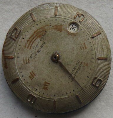 Girard Perregaux Automatic Date mens wristwatch movement & dial balance broken