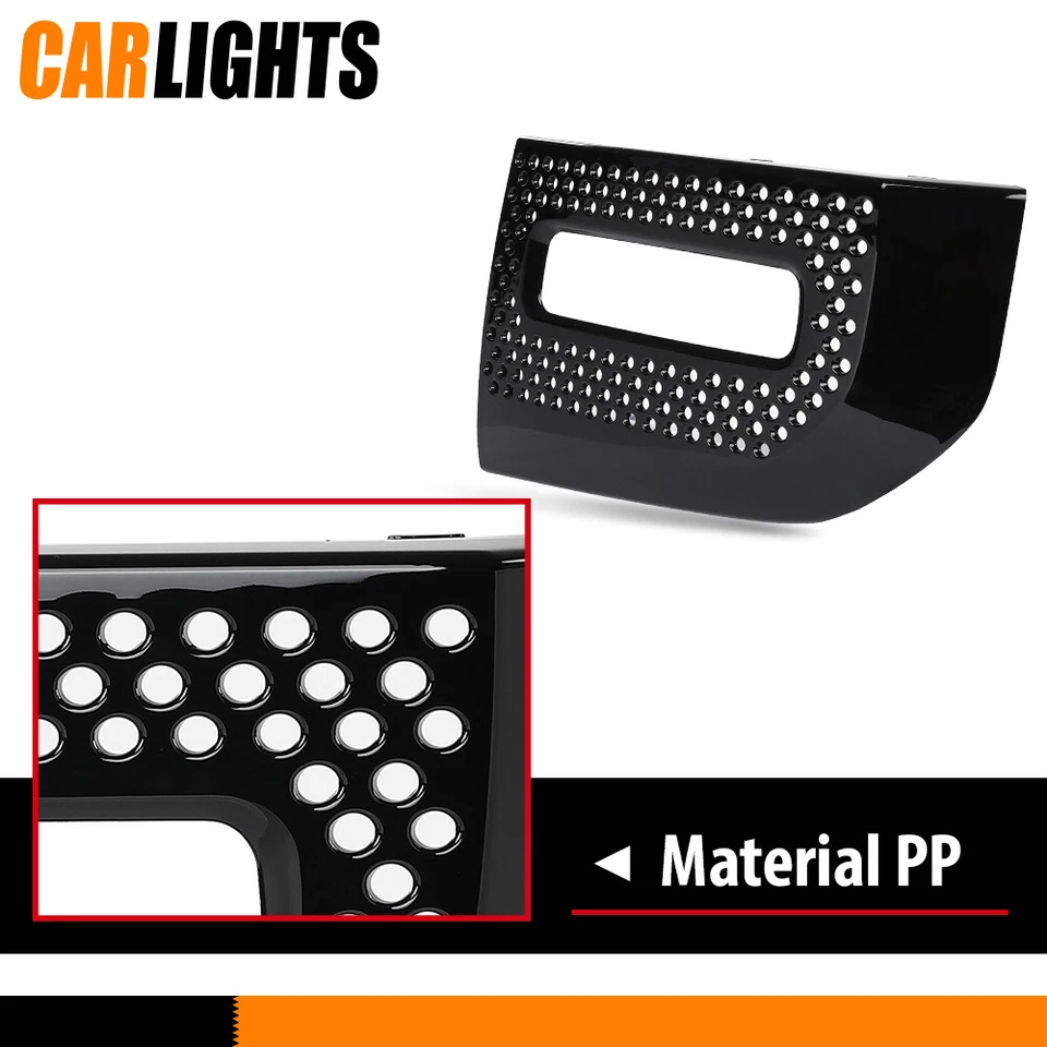 Front Fog Light Lamp Cover Left Right Fit For Land Rover Defender 20-23 Pair - Image 4 of 4