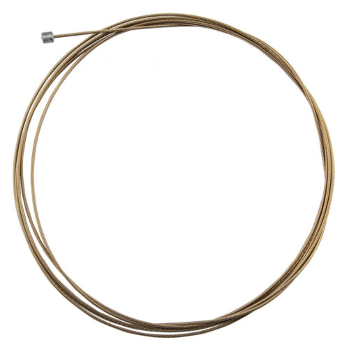 Origin8 SS SuperSlick Electrolysis Gear Cable Front or Rear 2800mm 1.1mm Gold - Picture 1 of 2
