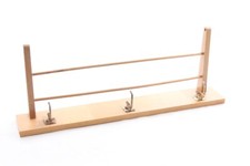 Old Hat Rack Hook Rail Wood Cult Retro Years Old vintage