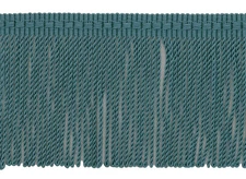 Thin Bullion Fringe Trim, Color# 9620 - Atlantic Green Blue [Sold By The Yard]
