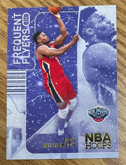 ZION WILLIAMSON - 2022-23 Hoops Winter - Frequent Flyers Insert - Card 3
