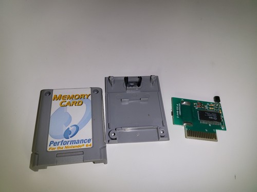 NEW Performance Blue/White MEMORY CARD PAK for NINTENDO 64 N64 #E15 - Picture 9 of 10