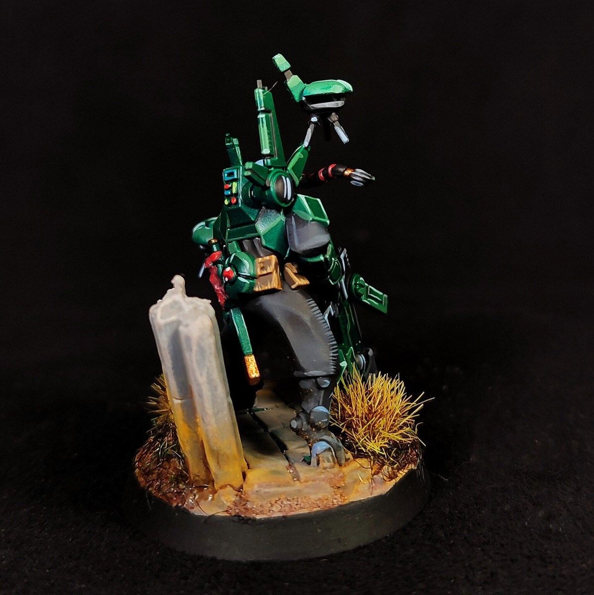 Games Workshop Warhammer 40k - T'au Empire Darkstrider: Miniatura In Plastica Da 11 Pezzi, Base 32 Mm, Non Verniciata - 2