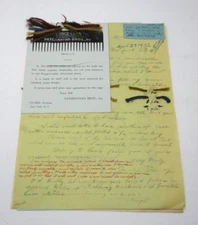 Paternayan  Bros. Oriental Rug Dealer Brochure 1930s Armenian Letter Samples LOT