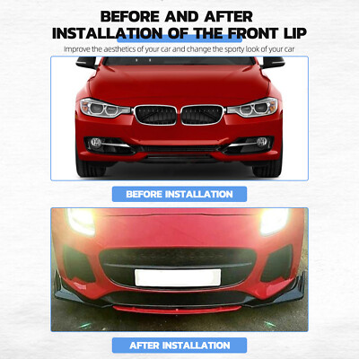For Chevy Silverado 1500 Front Bumper Lip Splitter Spoiler Body Kit