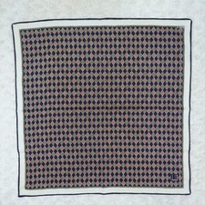 N818 DUNHILL Cotton Scarf Scarves Pocket Square 20" X 20"