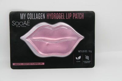 Soo'Ae New York MY COLLAGEN  Hydrogel Lip Patch Smooth + Moisture Plumped Lips