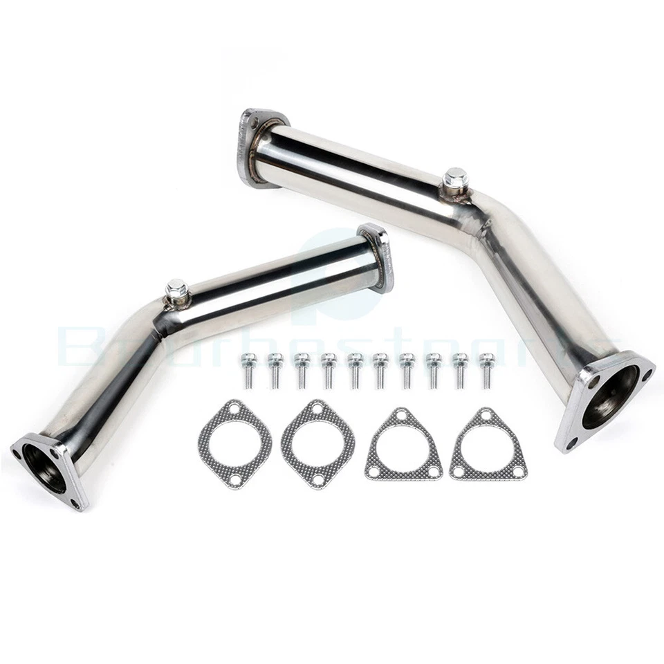 SS Exhaust Tube Exhaust Pipes For Nissan 350Z for Infiniti G35 2003-2007 3.5L V6 Foto 2 de 4