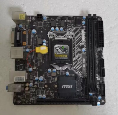 CPU i7 7700 マザーボード h110i-s02 MSI H110I-S02 intel 6 7世代対応マザーボード｜Yahoo!フリマ（旧