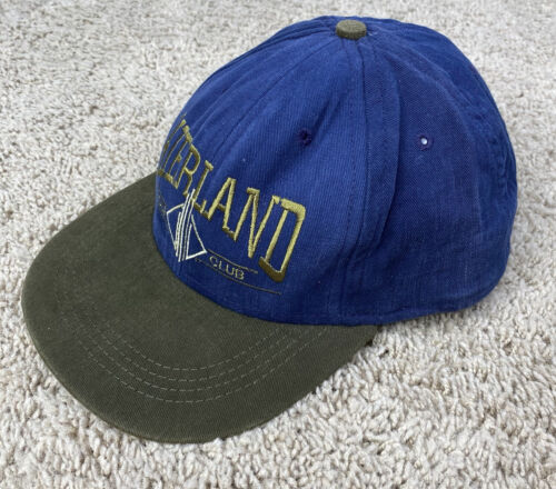 Kierland Golf Club Hat Imperial Headwear Blue Olive Leather Strapback Cap - USA - Picture 3 of 9