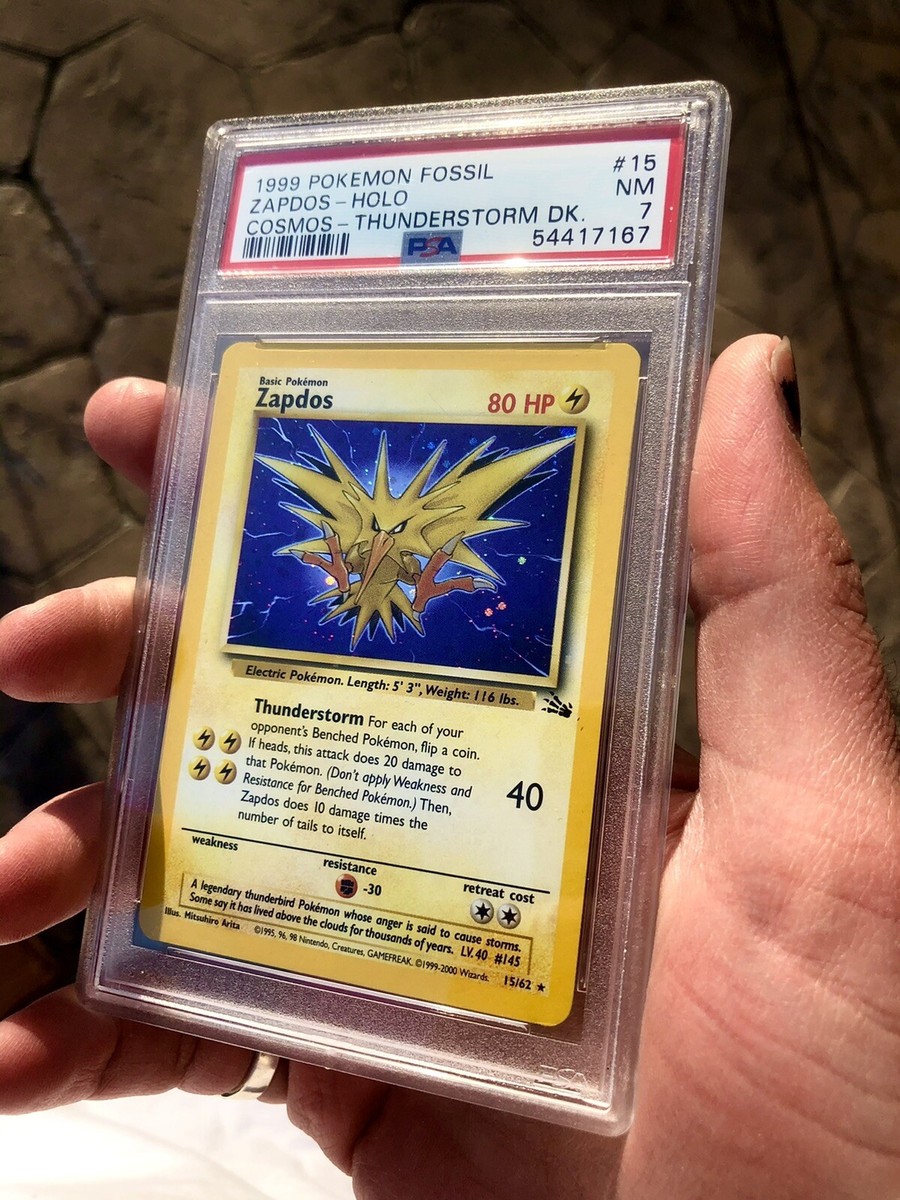 Zapdos Jungle Cosmos Thunderstorm Psa 7 Pokemon Rare Theme Deck