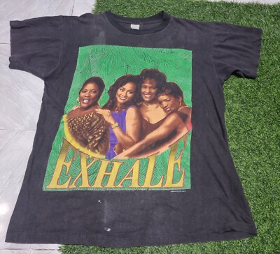 Vintage 90s Waiting To Exhale Whitney Houston Rap Tee VTG Shirt