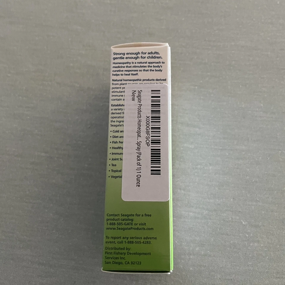 Spray nasal Seagate hoja de olivo 1 fl oz 30 ml totalmente natural, sin químicos Foto 4 de 4