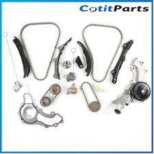 Engine Timing Chain Kit Water Pump For 2011-2016 Chrysler Dodge 3.6L V6 24-Valve