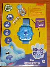 BLUE'S CLUES  YOU BLUE LEARNING WATCH LEAP FROG 