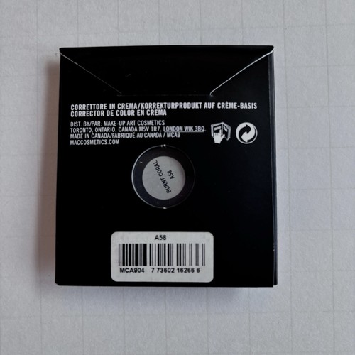 MAC STUDIO FINISH SKIN CORRECTOR CONCEALER PRO PALETTE REFILL PAN ~BLONDE ASH~ - Picture 2 of 4