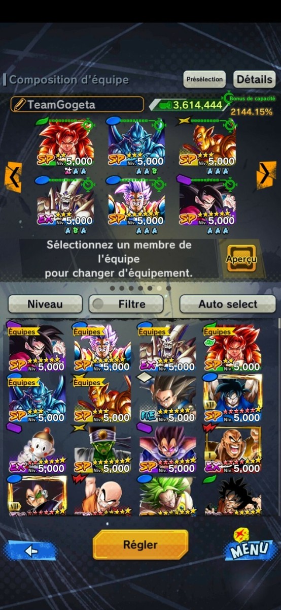 UN TRES GROS Compte Dragon Ball Legends EUR 70,00 - FR